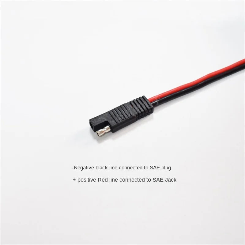 12AWG Pure Copper 3.3mm² Battery To Solar Panel SAE Extension Cable, 60cm