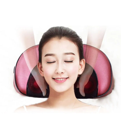 Massage Pillow Electric Neck Massager Multifunctional Shoulder Infrared Heating Magnetic Therapy Massage and Relaxation Massager