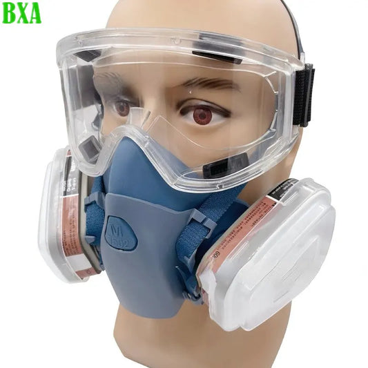 Chemical Respirator Protective Safety 7502 Gas Mask Industry Painting Spray Anti Organic Vapor Can Matched with No. 3 Filter Box