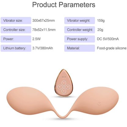 Electric Silicone Breast Massager Women's Private Portable Waterproof Wireless Control Rechargeable Food Grade Breast Pump