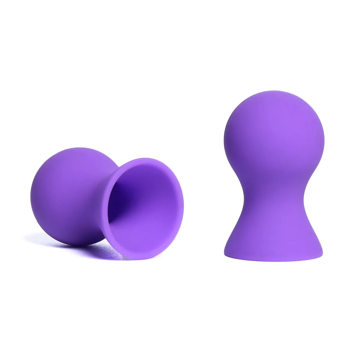 A Pair Silicone Nipple Sucker Pump Suction Cup Breast Massager Clitoris Stimulator Sex Toys for Man Woman Flirting Products