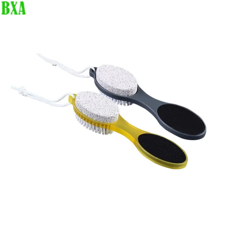 BXA Foot File Pumice Stone 1pc Dead Skin Remover Brush Pedicure Grinding Tool Random Color Hot Selling 4 Side Use