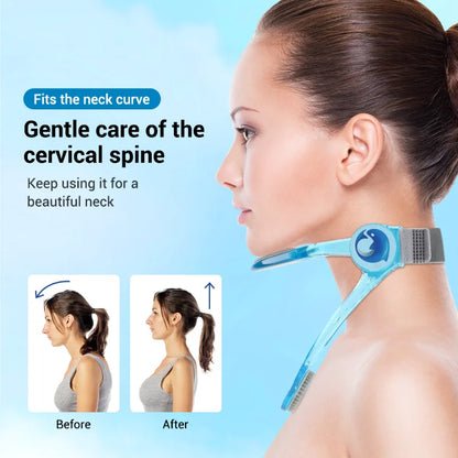 Adult Children Neck Support Braces Adjustable Decompressed Shaping Cervical Traction Collar Forward Posture Corrector Stretcher