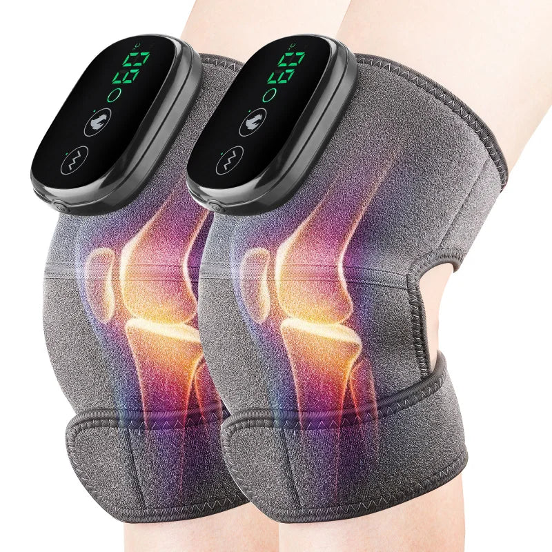 1PC New Leg Joint Physiotherapy Elbow Warm Wrap Arthritis Muscle Relax 3IN1 Electric Heating Therapy Knee Vibration Massager