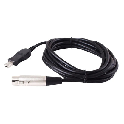 3m USB Microphone Cable, Micro USB Cable for Microphone Recording, Connect To Computer, 3m Computer Cable