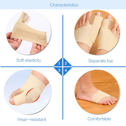 1 Pair Toe Separator Hallux Valgus Correction Hammer Toe Straightener Foot Muscle Relaxation Orthopedic Pedicure Tool Foot Care