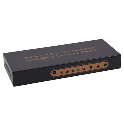 5-Port HDR HDMI Switcher 4K@60Hz with HDCP 2.2