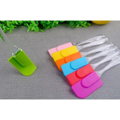 1PCS Silicone Cake Cream Butter Spatula Scraper Stir Cake Utensil Spatula Brush Mixing Knife Cooking Pastry Tools Random color