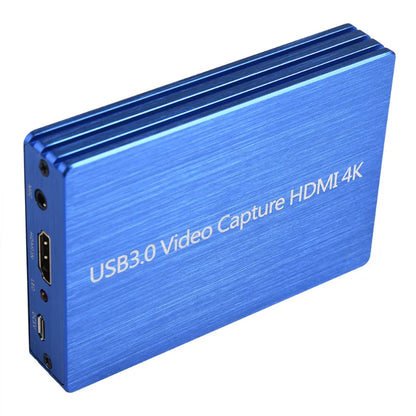 USB3.0 Video Capture with HDMI Loop-Out, 4K Support, Microphone Input, External Power