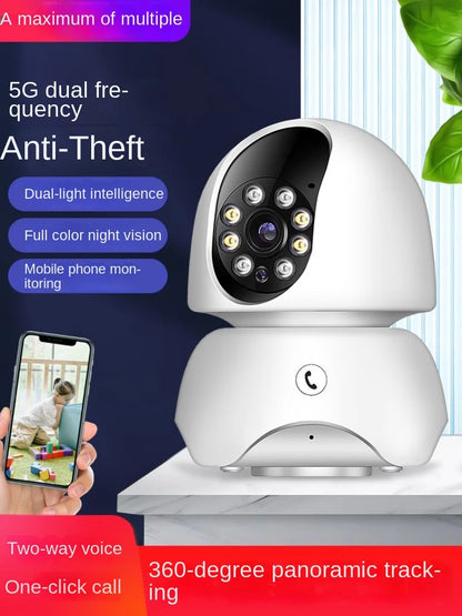 390eyes Wireless Wifi HD 5G Dual-band Network Surveillance Camera One Key Call Mobile Phone Remote Monitoring