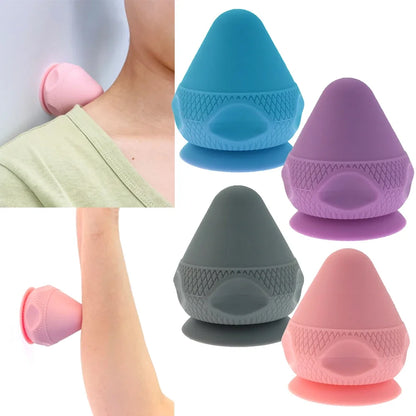 Silicone Solid Adsorption Ball Massage Cone  Psoas Thoracic Spine Back Scapula Foot Yoga Muscle Release Massage Apparatu