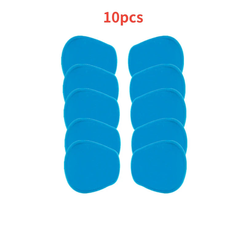 50pcs EMS Neck Massager Gel Pads Trainer Hip Exerciser Replacement Body Massage Patch Muscle Stimulator Sticker Gels Accessories