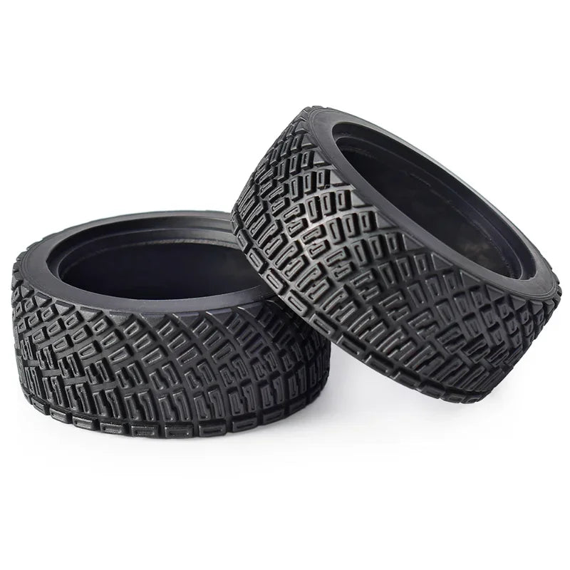 Austa RC Car Rubber Tires 4PCS 67mm for 1/10 Rolly HPI WR8 HSP 94177 WLtoys 1/14 144001 RC Car Replacement Part Black