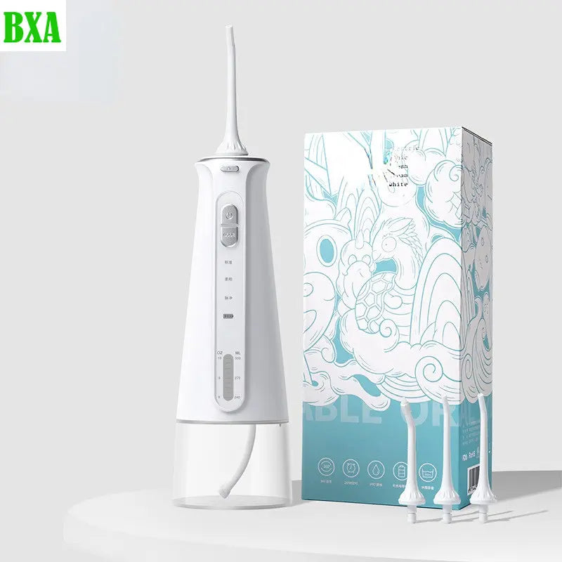 New Electric Oral Irrigator Water Flosser Dental Water Jet Tools Pick Cleaning Teeth 350ML 5 Nozzles Mouth Washing Machine Floss