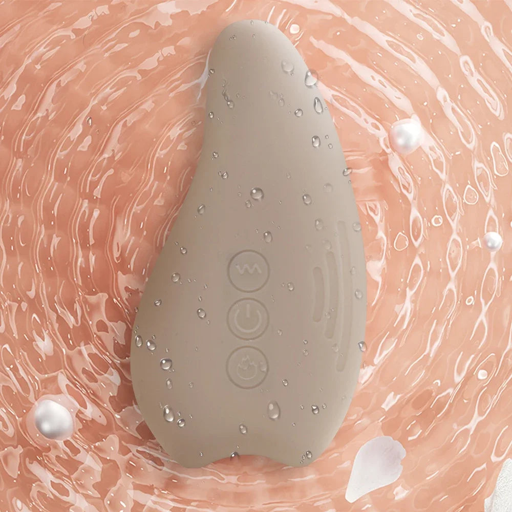 Warming Lactatio waterproof Massager Soft Silicone Breast Massager for Breastfeeding Heat + Vibration for Clogged Ducts Improved