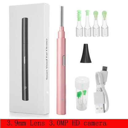 Ear Cleaner Endoscope Ear Cone WiFi Ear Mirror HD 1080P Wireless Ear Five-axis Gyroscope Ear Wax Removal Tool Ear Wax Cleaner