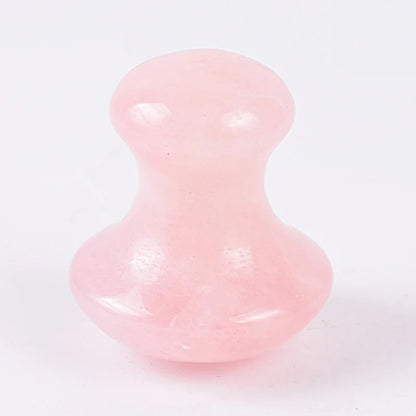 Mushroom Natural Jade Stone Massager Rose Quartz Facial Roller Beauty Mushroom Shape Massage Eye Neck Care Slimming Tools Beauty