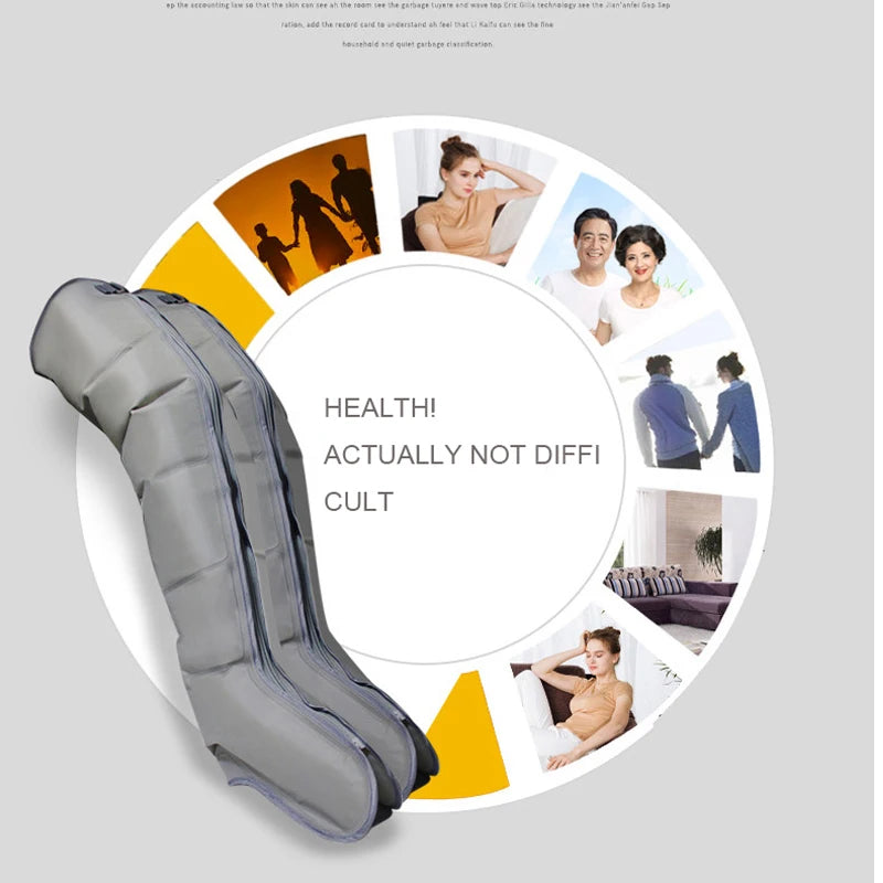 NEW Soft Electric Air Pressure Leg Massager Varicose Vein Treatment Device for Calf Automatic Circulation Relaxation Good Gift