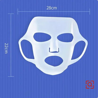 3D Silicone Mask Face Women Skin Care Tool Hanging Ear Face Mask Gel Sheet Reusable Lifting Anti Wrinkle Firming Ear Fixed Tools