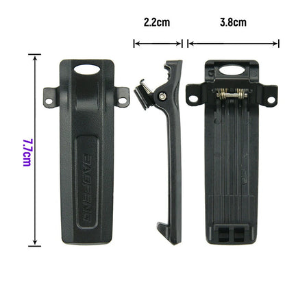 10PCS BaoFeng Battery Back Pack UV-82 Belt Clip with Screws for UV-8D UV-82HP UV-8 5RE Plus 5RA Clamp Radio Walkie Talkie