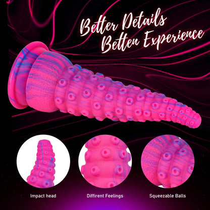 Anal Butt Plug Silicone Octopus Tentacle Huge Animal Dildo Colorful Monster Dildo Prostate Massage Sex Toy For Women Adult Toys