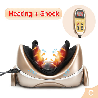 NEW Electric Neck Massager Heating Kneading Shoulder Neck Massager Pillow Relax Vibration Massage Pillow Cervical Massager