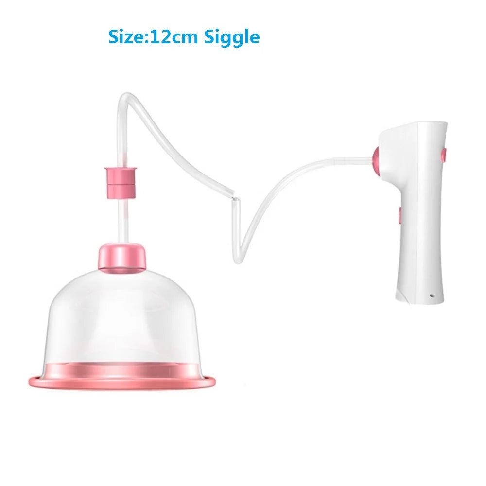 Professional Breast Massage Electromechanical Beauty Breast Enhancement Machine 2 Sizes of Vacuum Breast Pump Design Suction Cup