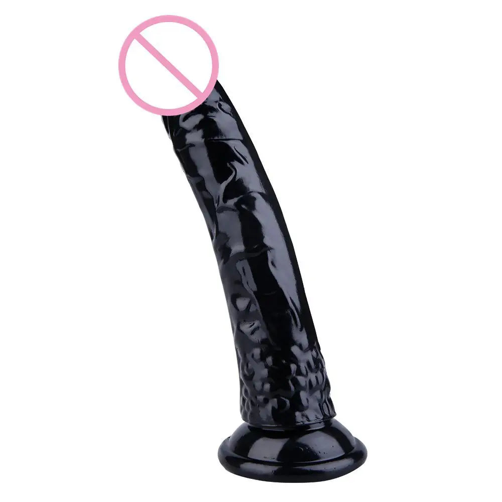 1PCS Multicolor Fantasy 8.26″ Long Dildo Butt Plug Dildo G-Spot Stimulator Masturbator Sex Toys for Women