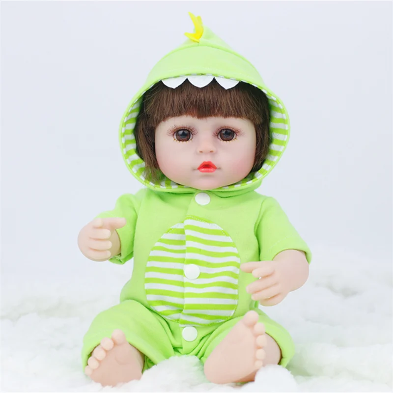 38CM Reborn Doll Imitation Baby Soft Adhesive Doll Children's Toy Doll Toy Toddler Girl Birthday Gift Dolls Accessories