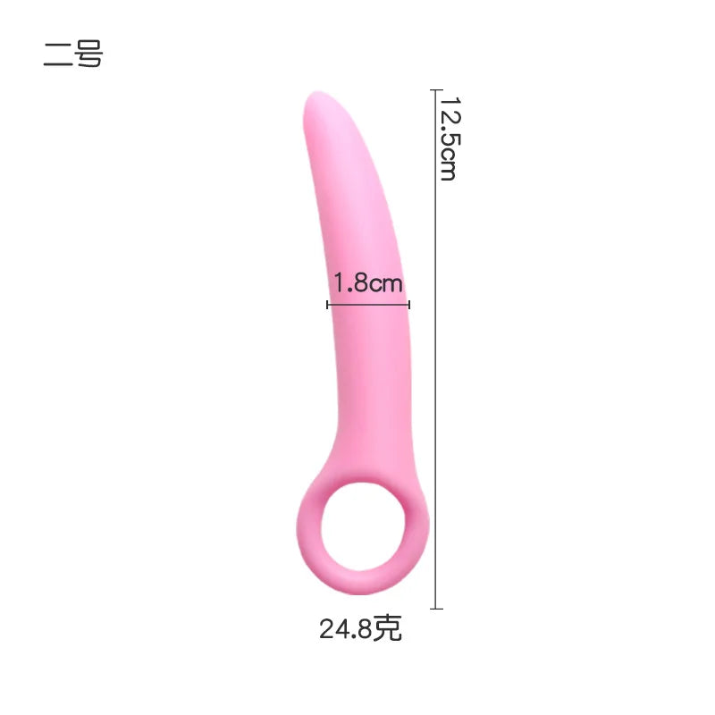 1pc Silicone Crescent Anal Plug Female Butt Plug Dildo Anal Stimulation G-Spot Masturbation Adult Sex Toys for Women Men