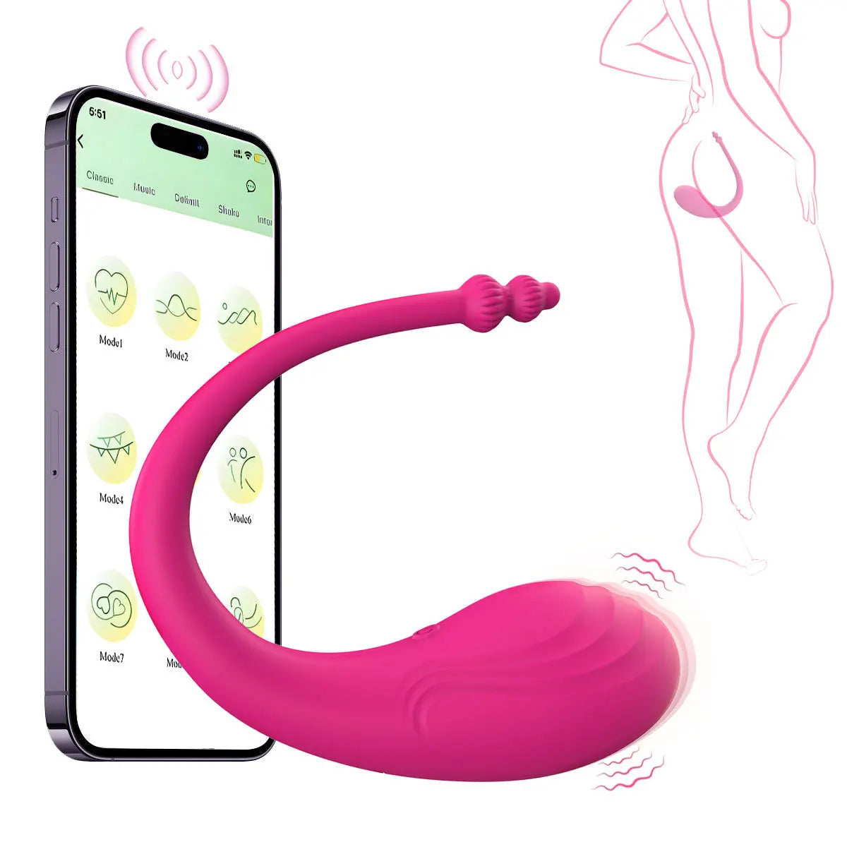 Wireless App Remote Control Jumping Egg Vaginal Ball for Women Masturbation G-Spot Clitoral Stimulator Vibrator Sex Toys