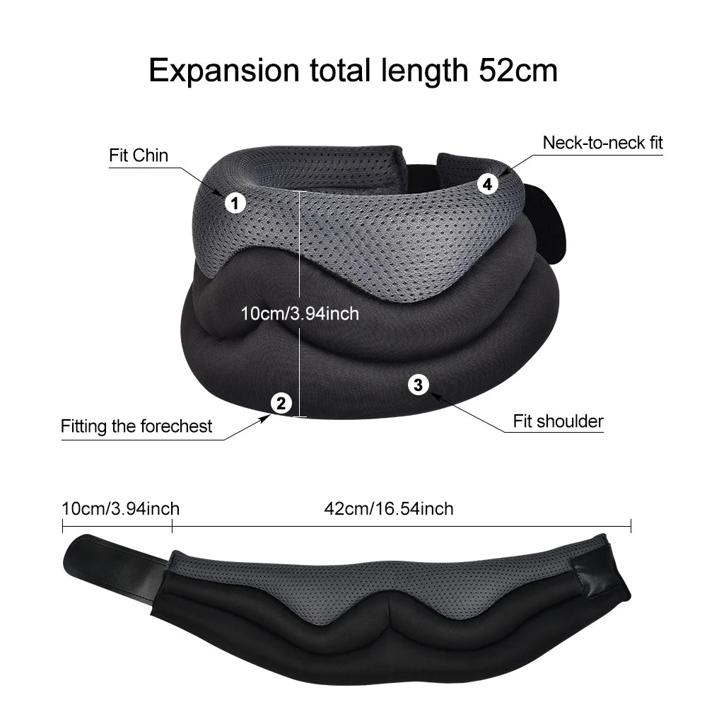 Soft Neck Traction Pillow Neck Support Position Correction Neck Collar for Muscle Relax Neck Stretcher Support U Shape Pillow