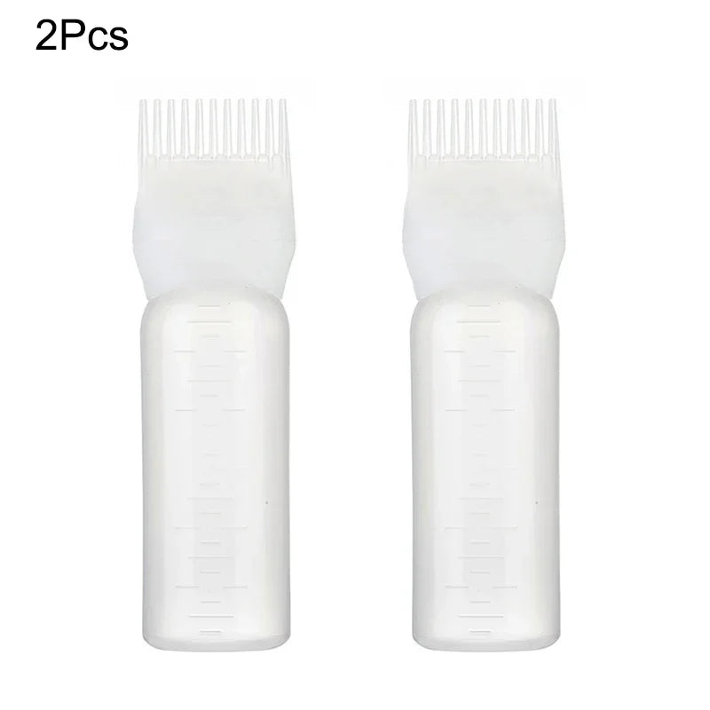 1/2Pcs 120ML Salon Empty Hair Dye Bottle With Applicator Brush Dispensing Hair Coloring Dyeing Bottles Hairdressing Styling Tool