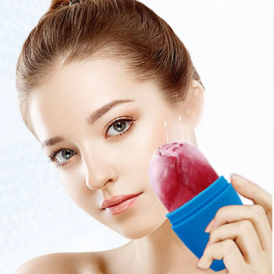 130ml Facial Ice Cube Mold Skin care Beauty Fine lines Eye facial Ice Rolling mold Moisturizing Reusable Massage roller Frozen