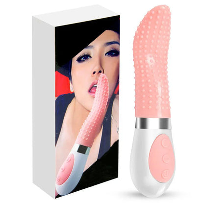 1PCS 2IN1 Silicone G-spot Clitoris Magic Tongue + 2 Bullet Vibrators USB Rechargeable Massager Masturbator Sex Toys for Women