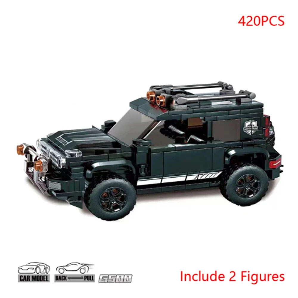 Speed Champions SUV FJ CRUISER Technical Car Vehicle Building Blocks Rally Racers Bricks Model Toys Children Gifts for Kids