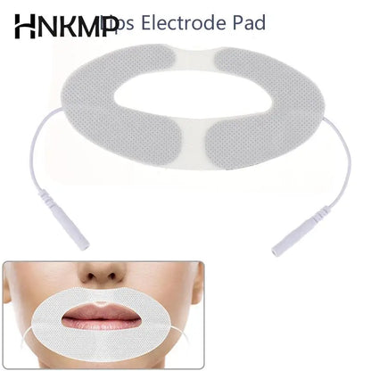 3Pcs Lips Electrode Pad Non Woven Fabric Replacement Electrode Patch Accessory For Pulse Massager Electrode Pad For Massager