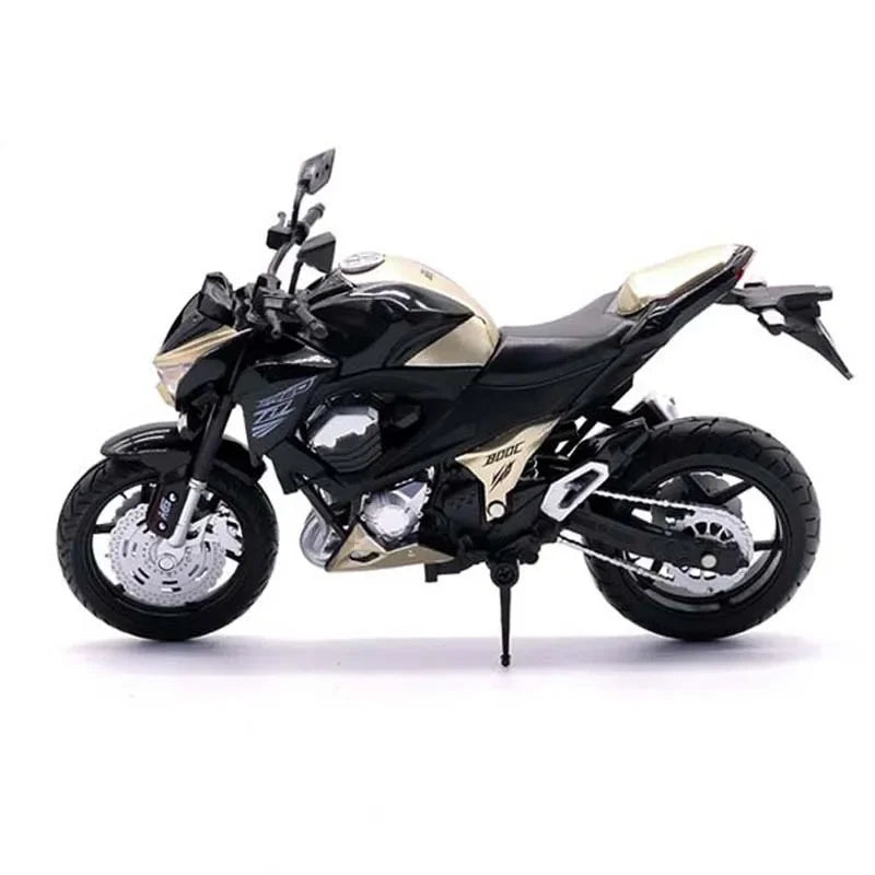 1:12 Z800 Alloy Die-Cast Motorbike Model Toy Vehicle Collection Autobike Shork-Absorber Off-Road Autocycle Toys Car