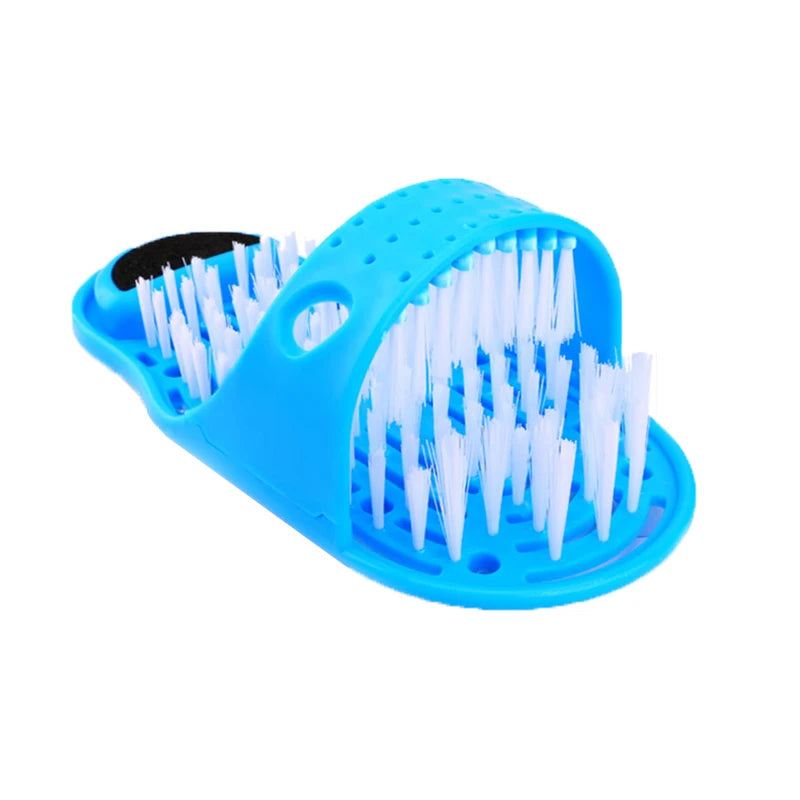 Plastic Bath Shower Feet Massage Slippers Bath Shoes Brush Pumice Stone Foot Scrubber Spa Shower Remove Dead Skin Foot Care Tool