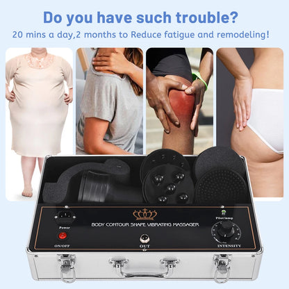 NEW 5 In 1 Portable Fitness G5 Vibratory Cellulite Massager Slimming Machine Cellulite Slimming Vibratory Fat Remover