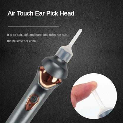 Electric Luminous Earpick For Kids&Adult  Rechargeable Vibration Painless Vacuum Ear Pick Ear Wax Remover Ear Cleaning Tool