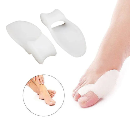 2PCS Silicone Thumb Correctors Hallux Valgus Toe Hallux Valgus Protector Finger Corrector Adjuster Foot Care Tools