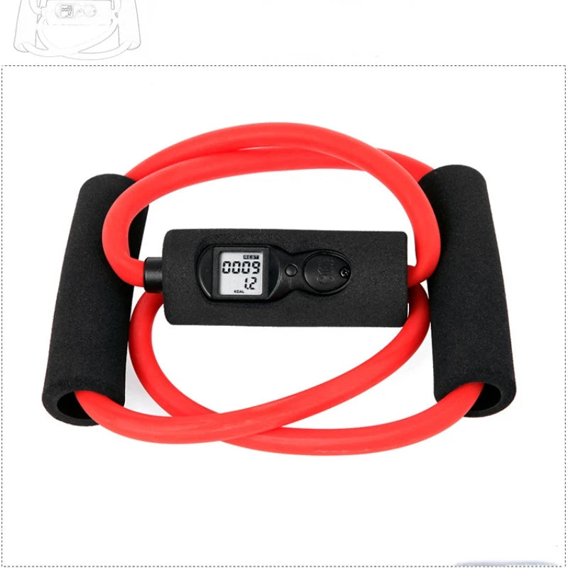 BXA Yoga 8 Word Elastic Band Chest Developer Rubber Expander Rope Sport Workout Resistance Bands Fitness Equipment Yoga Training