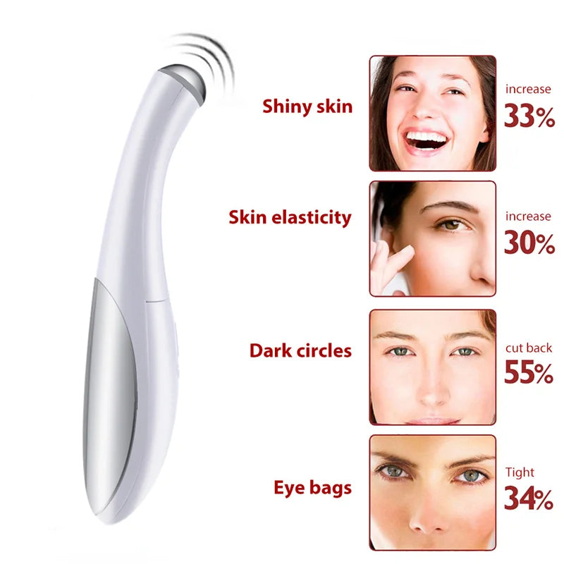 BXA Electric Eye Massager Pen Vibration  Bright Eye Must-have Eye Wrinkle Remove Dark Circles Remove Edema Massager Portable