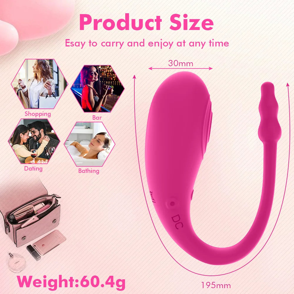 Wireless App Remote Control Jumping Egg Vaginal Ball for Women Masturbation G-Spot Clitoral Stimulator Vibrator Sex Toys