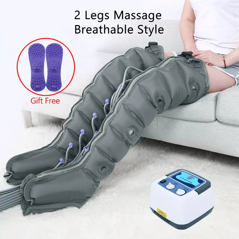 NEW 8 Air Chamber Compression Massage Machine Treatment Muscle Relax Waist Feet Arm Ankle Massage Rehabilitation Equipment Care