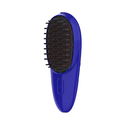 Electric Scalp Massage Comb Red Blue Light Therapy Head Massager Vibration Hair Brush Comb Care Tool for Relax & Stress Relief