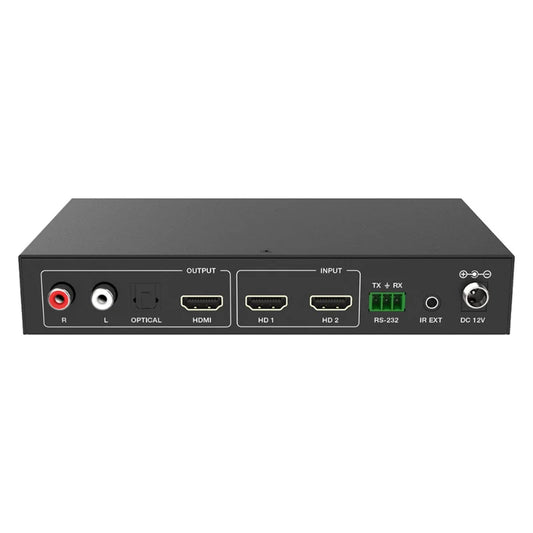 4K60Hz 2x1 Seamless Ultra HD Video Switcher - Multiviewer UHD Video - 2 Screens