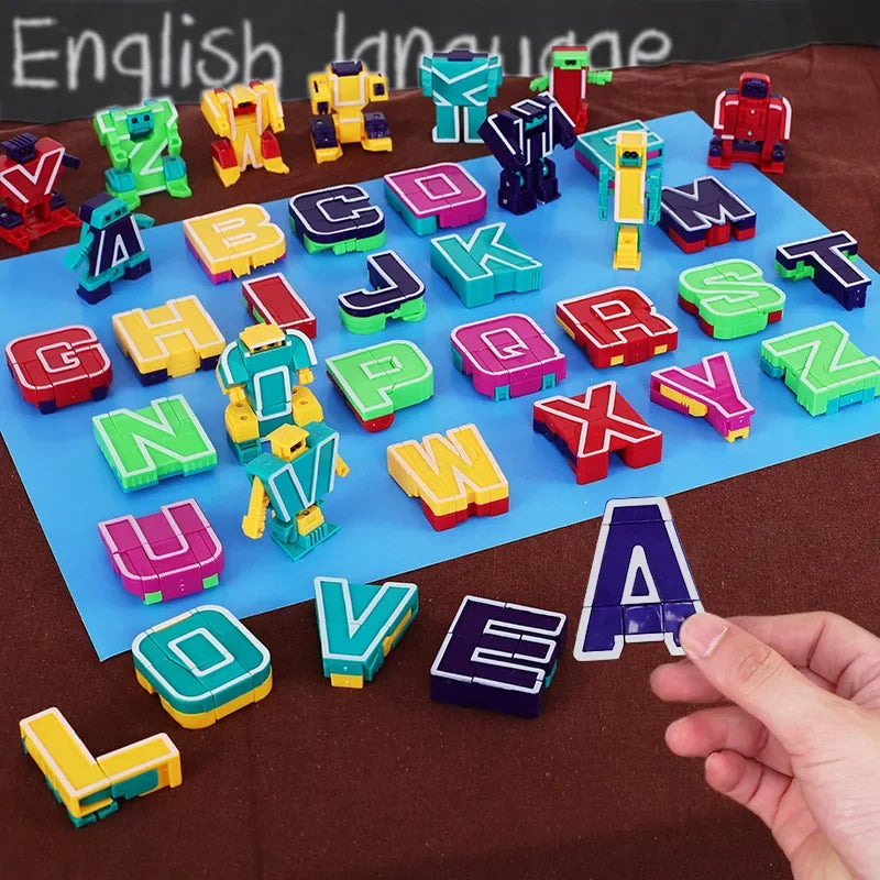 Alphabet Blocks for Kids Educational ABC Letters Preschool Learning Stem Montessori Classroom Teaching Toy for Kids Toddlers