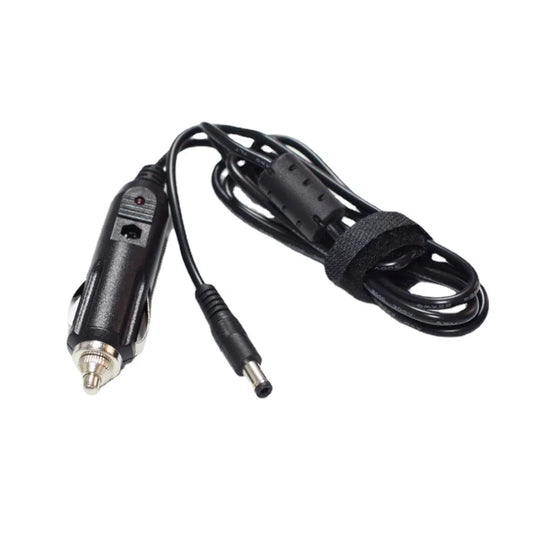 0.3mm² Cigarette Lighter Adapter - DC5.5*2.5 Female To Male - 12V 3A Car Charger Cable with Ferrite Bead - 1.5m